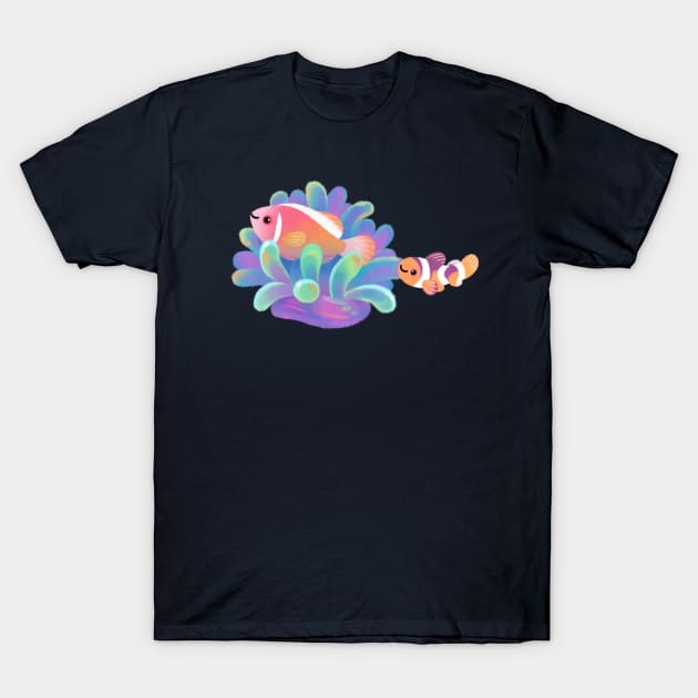 Sea anemone friends 1 T-Shirt by pikaole